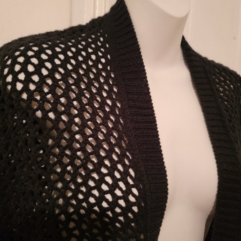 forever21 crochet open knit cardigan nwt